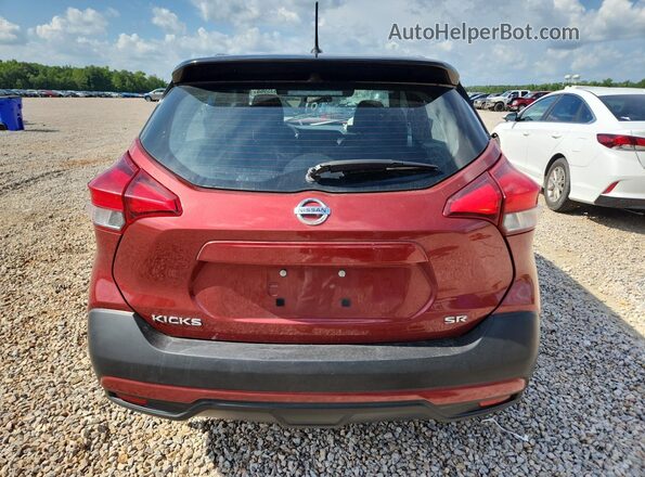 3N1CP5CU0JL514975 2018 NISSAN KICKS Burgundy Vista trasera