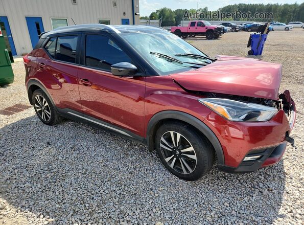 3N1CP5CU0JL514975 2018 NISSAN KICKS Burgundy Delantero derecho