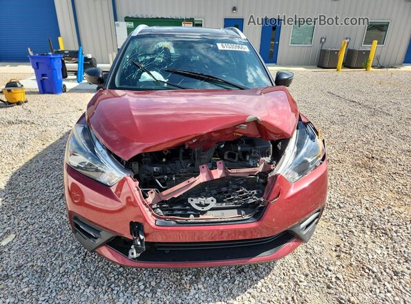3N1CP5CU0JL514975 2018 NISSAN KICKS Burgundy Vista frontal