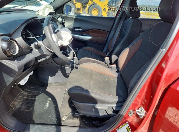3N1CP5CU0JL514975 2018 NISSAN KICKS Burgundy Vista interior delantera