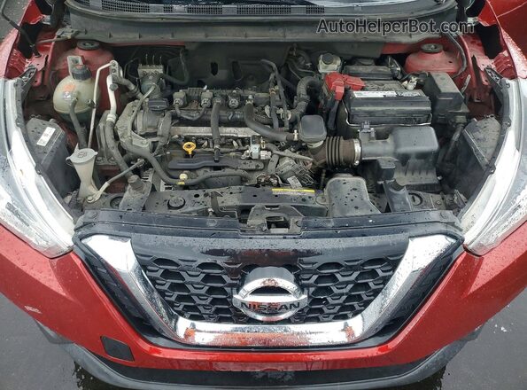 3N1CP5CU0JL517553 2018 NISSAN KICKS Red Vista interior trasera