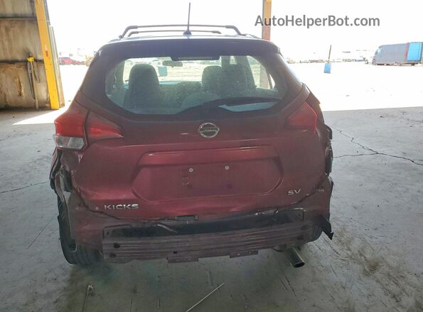 3N1CP5CU0JL530173 2018 NISSAN KICKS Бордовый Вид сзади