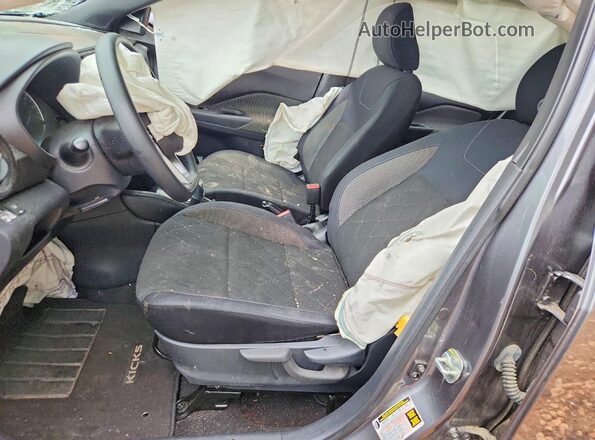 3N1CP5CU0JL530349 2018 NISSAN KICKS Gray Vista interior delantera