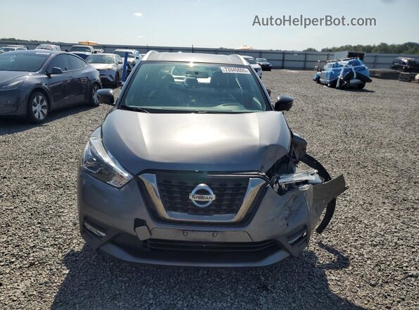 3N1CP5CU0KL485379 2019 NISSAN KICKS Серый Вид спереди