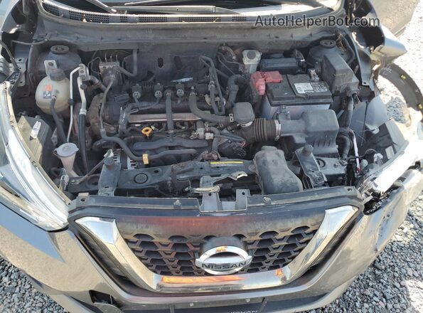3N1CP5CU0KL485379 2019 NISSAN KICKS Серый Вид подкапотного пространства