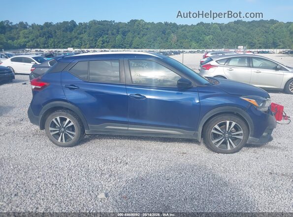 3N1CP5CU0KL505758 2019 NISSAN KICKS Blue Vista interior trasera