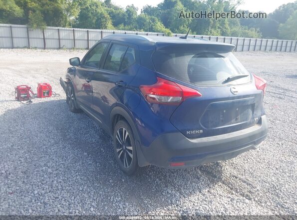 3N1CP5CU0KL505758 2019 NISSAN KICKS Blue Trasero izquierdo