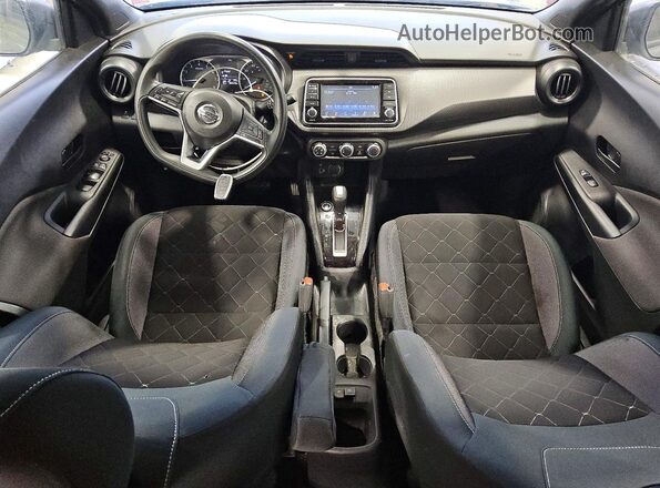 3N1CP5CU0KL523192 2019 NISSAN KICKS Gray წინა პანელის ხედი