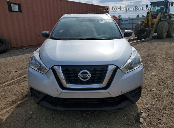3N1CP5CU0KL534225 2019 NISSAN KICKS Silver Front view