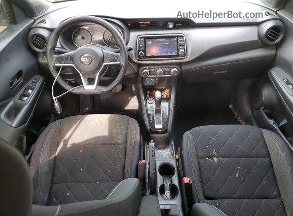3N1CP5CU0KL534225 2019 NISSAN KICKS Silver Dashboard view