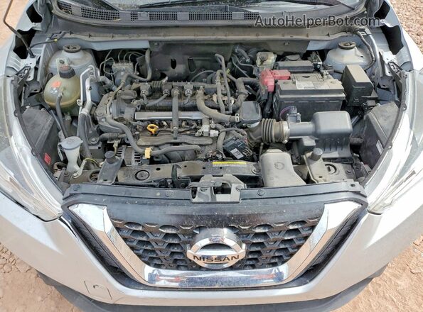 3N1CP5CU0KL544799 2019 NISSAN KICKS Silver ძრავის განყოფილების ხედი