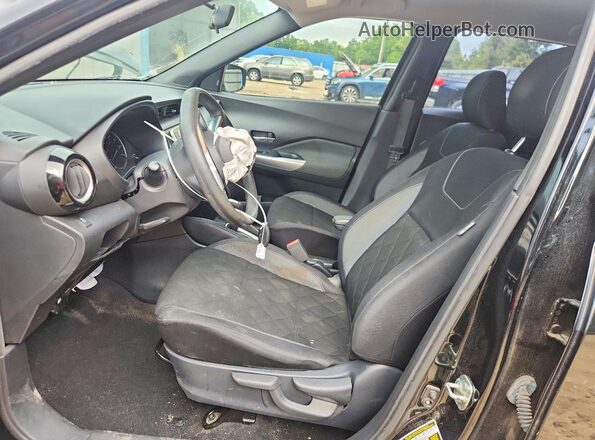 3N1CP5CU0KL560372 2019 NISSAN KICKS Black Front interior view