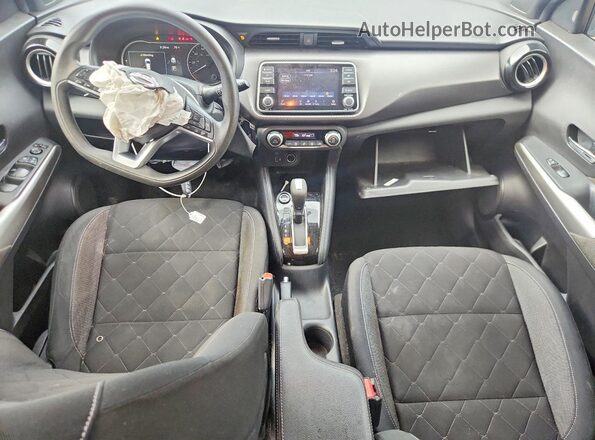 3N1CP5CU0KL560372 2019 NISSAN KICKS Black Dashboard view