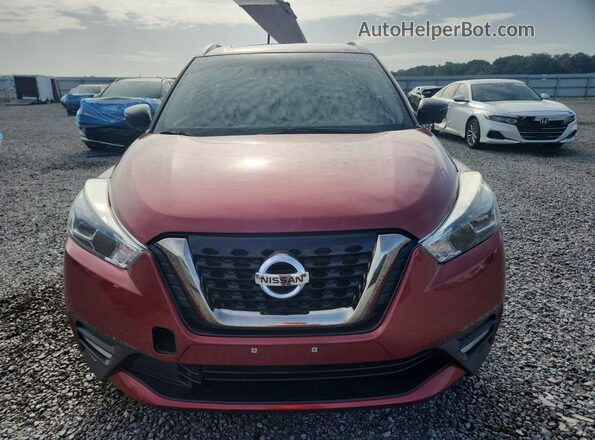 3N1CP5CU0KL561232 2019 NISSAN KICKS Бордовый Вид спереди
