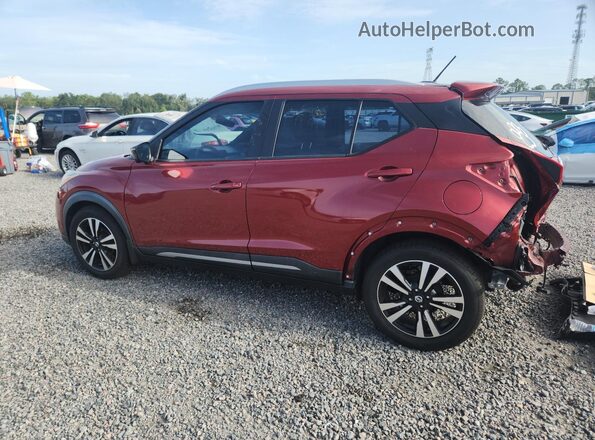 3N1CP5CU0KL561232 2019 NISSAN KICKS Бордовый Задняя левая четверть