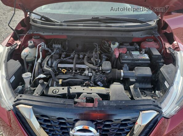 3N1CP5CU0KL561232 2019 NISSAN KICKS Бордовый Вид подкапотного пространства
