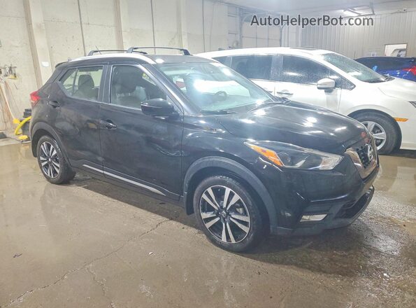 3N1CP5CU0KL562560 2019 NISSAN KICKS Черный Передняя правая четверть