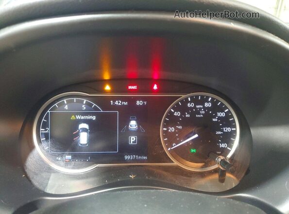 3N1CP5CU0KL562560 2019 NISSAN KICKS Черный Вид щитка приборов