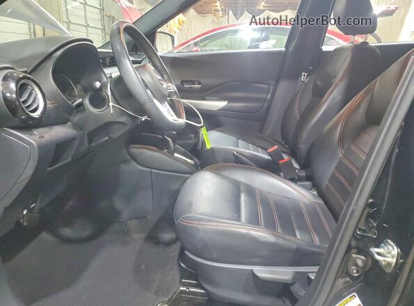 3N1CP5CU0KL562560 2019 NISSAN KICKS Черный Вид салона спереди