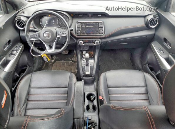 3N1CP5CU1KL506658 2019 NISSAN KICKS Blue Առջևի վահանակի տեսք