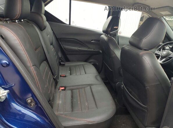3N1CP5CU1KL506658 2019 NISSAN KICKS Blue Հետևի նստատեղերի տեսք