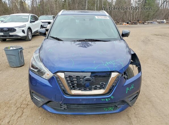 3N1CP5CU1KL506658 2019 NISSAN KICKS Blue Դիմացի տեսք