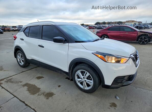 3N1CP5CU1KL510855 2019 NISSAN KICKS Белый Передняя правая четверть