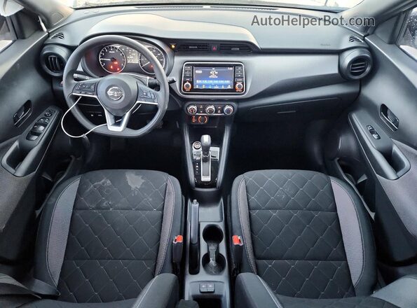 3N1CP5CU1KL510855 2019 NISSAN KICKS Белый Вид панели приборов