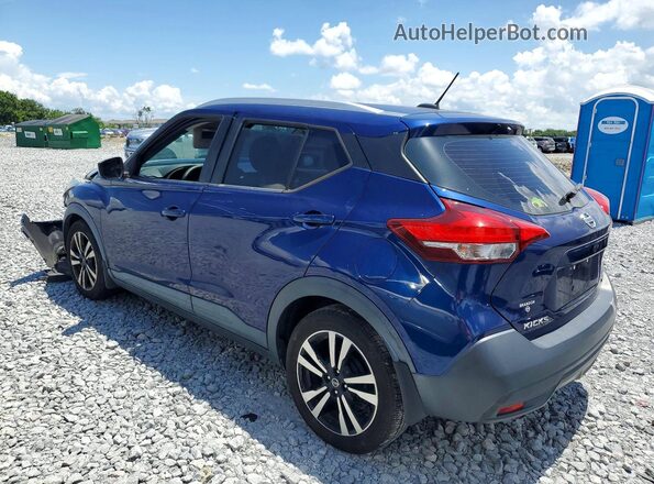 3N1CP5CU1KL523525 2019 NISSAN KICKS Blue Trasero izquierdo