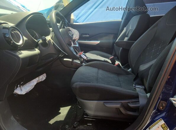 3N1CP5CU1KL523525 2019 NISSAN KICKS Blue Vista interior delantera