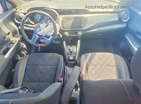 3N1CP5CU1KL523525 2019 NISSAN KICKS Blue Vista del salpicadero