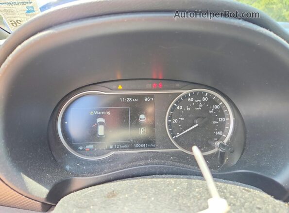 3N1CP5CU1KL542849 2019 NISSAN KICKS Blue ხელსაწყოთა პანელის ხედი