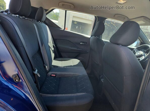 3N1CP5CU1KL542849 2019 NISSAN KICKS Blue უკანა სავარძლების ხედი