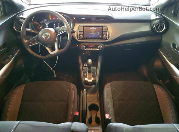 3N1CP5CU1KL550871 2019 NISSAN KICKS Red Widok deski rozdzielczej