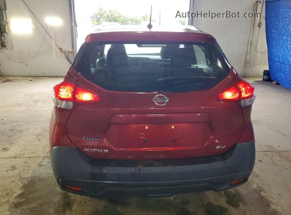 3N1CP5CU1KL550871 2019 NISSAN KICKS Red Widok z tyłu