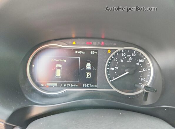3N1CP5CU2JL506070 2018 NISSAN KICKS Gray ხელსაწყოთა პანელის ხედი