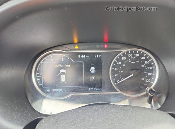 3N1CP5CU2JL518865 2018 NISSAN KICKS Синий Вид щитка приборов