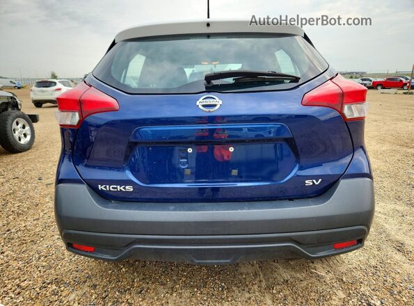 3N1CP5CU2JL518865 2018 NISSAN KICKS Синий Вид сзади