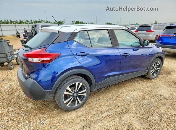 3N1CP5CU2JL518865 2018 NISSAN KICKS Синий Задняя правая четверть