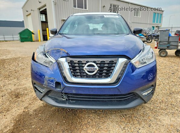 3N1CP5CU2JL518865 2018 NISSAN KICKS Синий Вид спереди