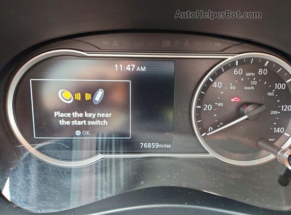 3N1CP5CU2JL535469 2018 NISSAN KICKS Blue Vista del cuadro de instrumentos