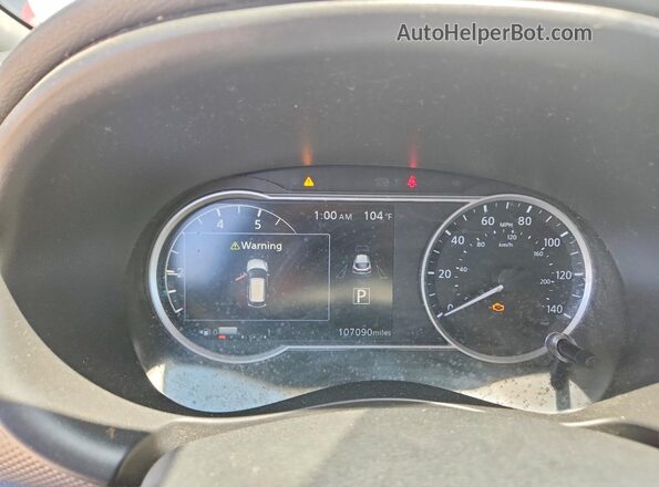 3N1CP5CU2KL506829 2019 NISSAN KICKS White Սարքավորումների վահանակի տեսք