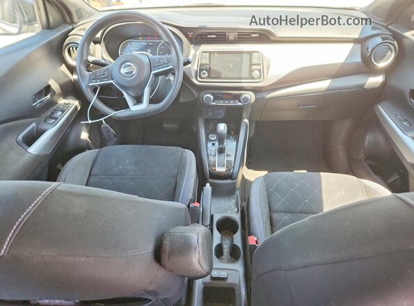 3N1CP5CU2KL506829 2019 NISSAN KICKS White Առջևի վահանակի տեսք