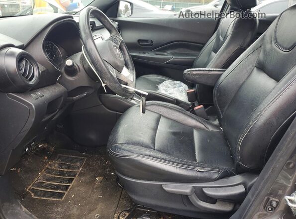 3N1CP5CU2KL538986 2019 NISSAN KICKS Серый Вид салона спереди