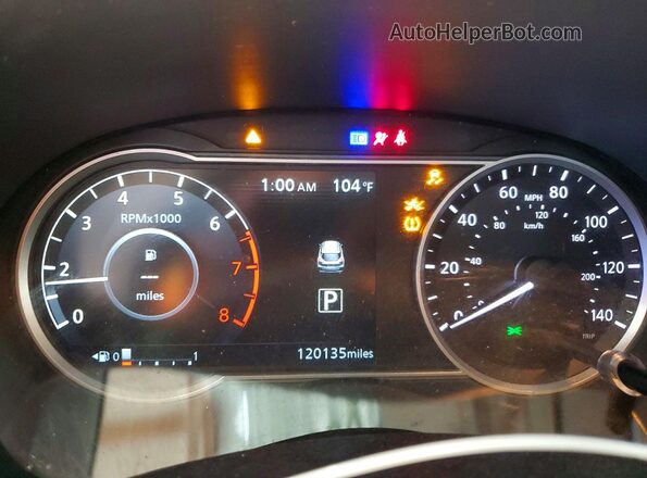 3N1CP5CU2KL569414 2019 NISSAN KICKS Серебряный Вид щитка приборов