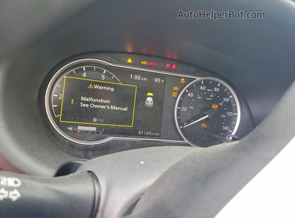 3N1CP5CU3JL509110 2018 NISSAN KICKS Black Вид щитка приладів