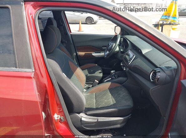 3N1CP5CU3KL479088 2019 NISSAN KICKS Red წინა სალონის ხედი