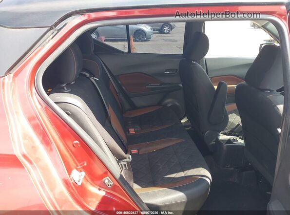 3N1CP5CU3KL479088 2019 NISSAN KICKS Red VIN კოდის სტიკერის ხედი