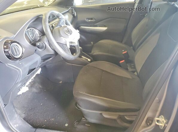 3N1CP5CU3KL498353 2019 NISSAN KICKS Gray Front interior view