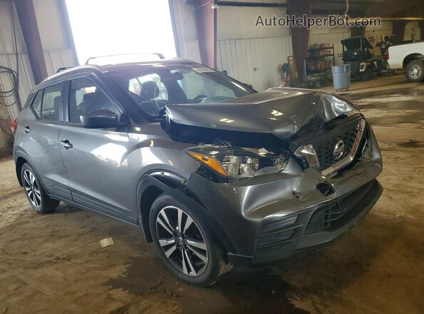 3N1CP5CU3KL498353 2019 NISSAN KICKS Gray Front right